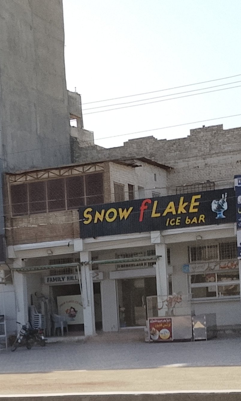 Snowflake ice cream bar